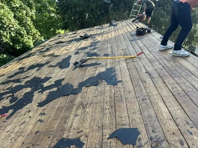 Roof Decking Upgrade for an Older Home