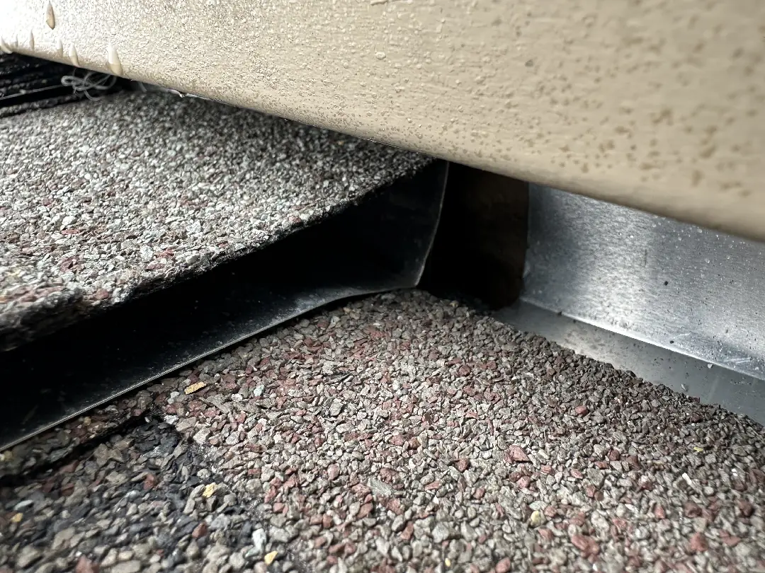 Roof Leak Caused by Improper Step Flashing Installation
